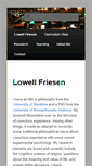 Mobile Screenshot of lowellfriesen.info